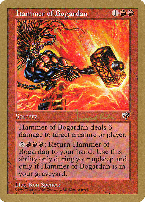 Hammer of Bogardan from World Championship Decks 1997