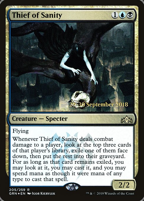 Thief of Sanity from Guilds of Ravnica Promos