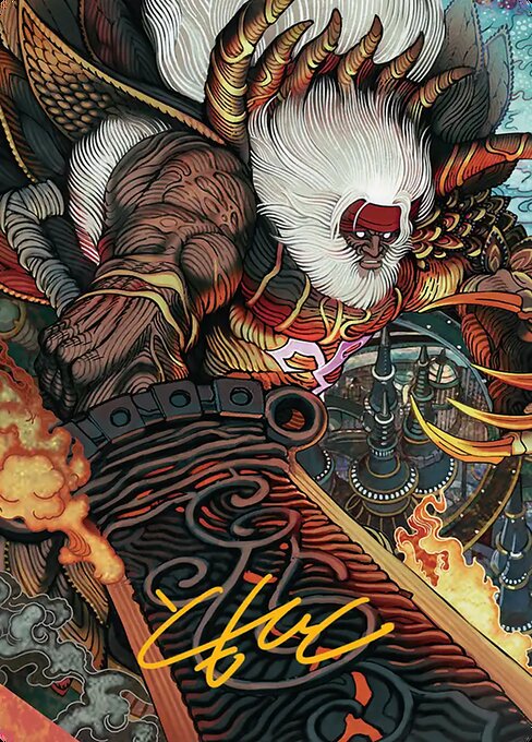 Braska's Final Aeon // Braska's Final Aeon highlighted card art