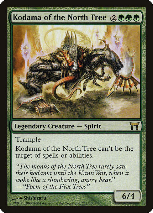 Kodama of the North Tree highlighted card art