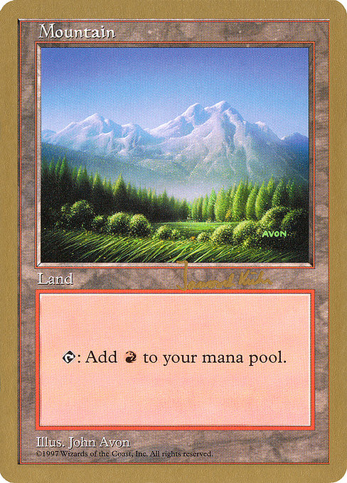 Mountain from World Championship Decks 1997