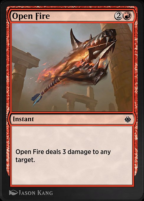 Open Fire from Amonkhet Remastered