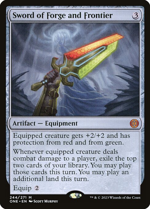 Sword of Forge and Frontier from Phyrexia: All Will Be One