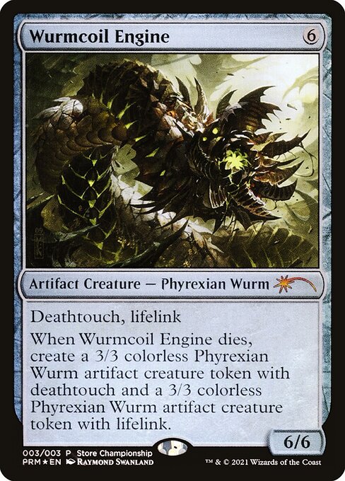Wurmcoil Engine from Wizards Play Network 2021