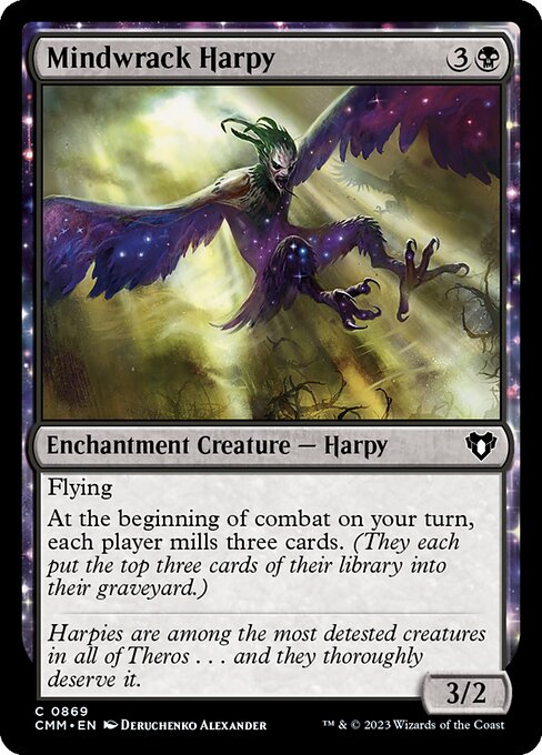 Mindwrack Harpy from Commander Masters