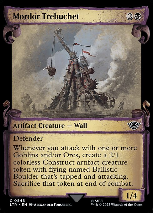 Mordor Trebuchet highlighted card art