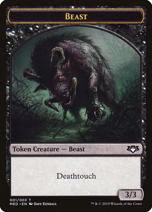 Beast from Mythic Edition Tokens