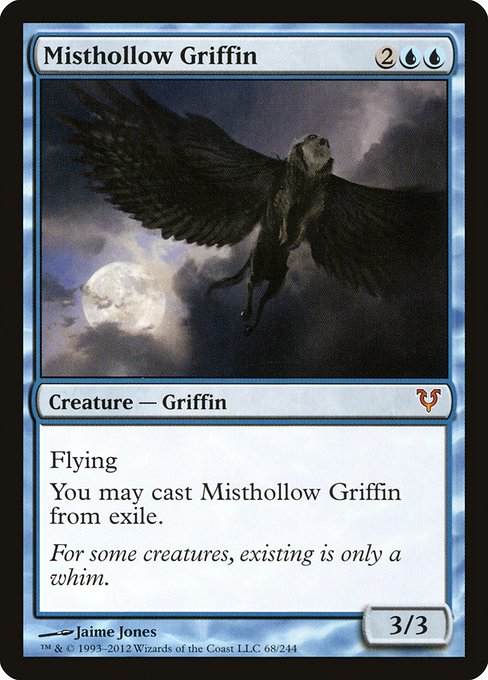Misthollow Griffin from Avacyn Restored