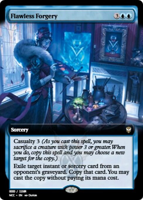 Flawless Forgery highlighted card art