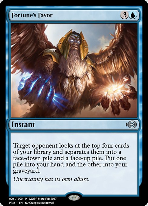 Fortune's Favor highlighted card art