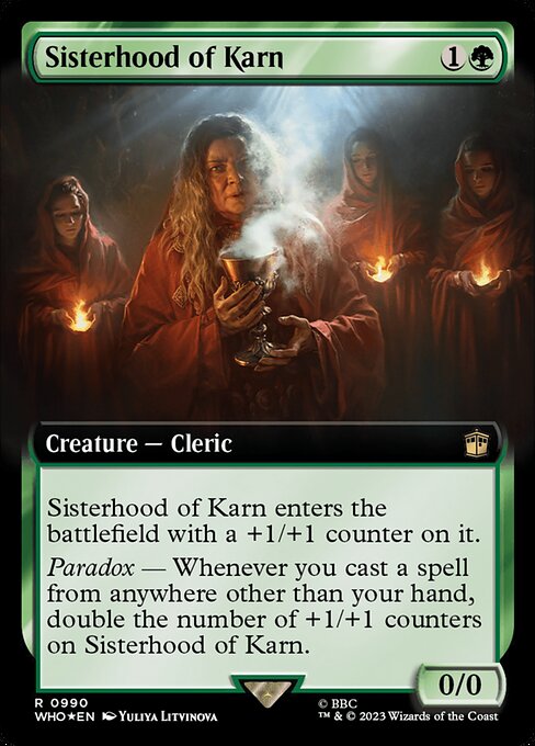 Sisterhood of Karn from Doctor Who