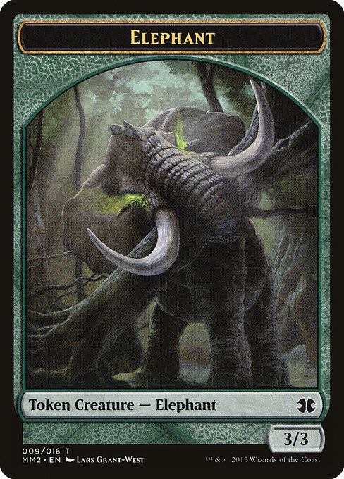 Elephant from Modern Masters 2015 Tokens
