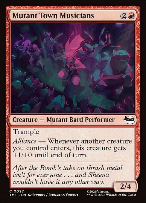 Mutant Town Musicians from Teenage Mutant Ninja Turtles