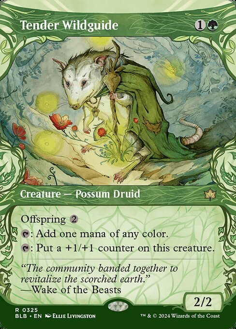 Tender Wildguide highlighted card art
