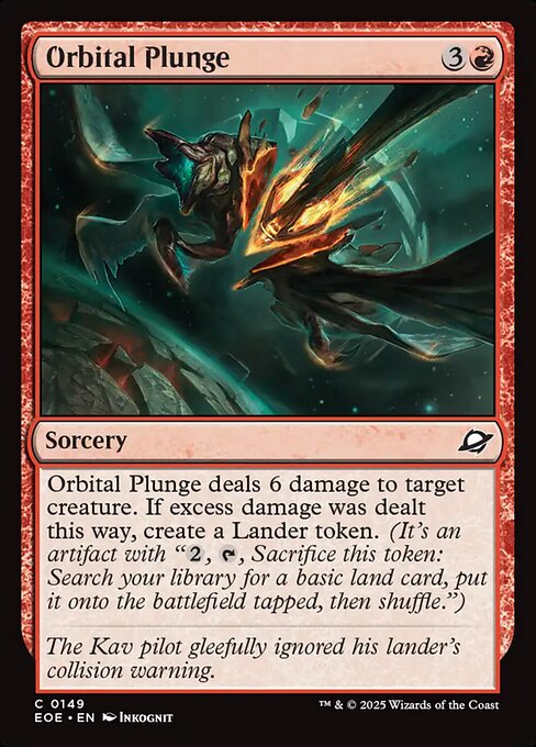 Orbital Plunge highlighted card art