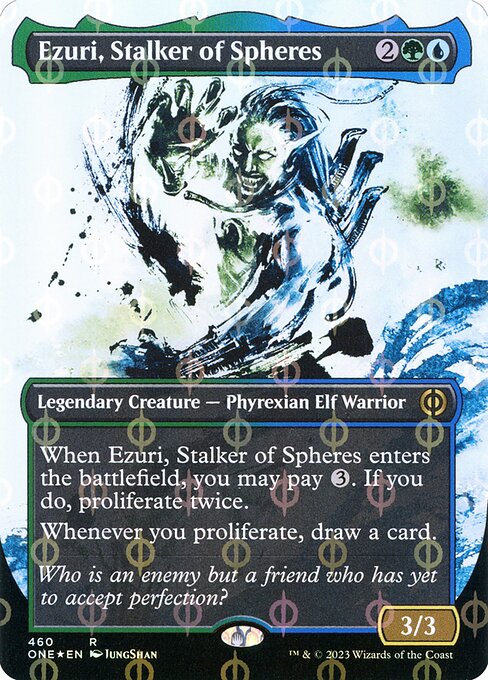 Ezuri, Stalker of Spheres highlighted card art