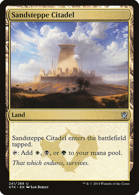 Sandsteppe Citadel from Khans of Tarkir