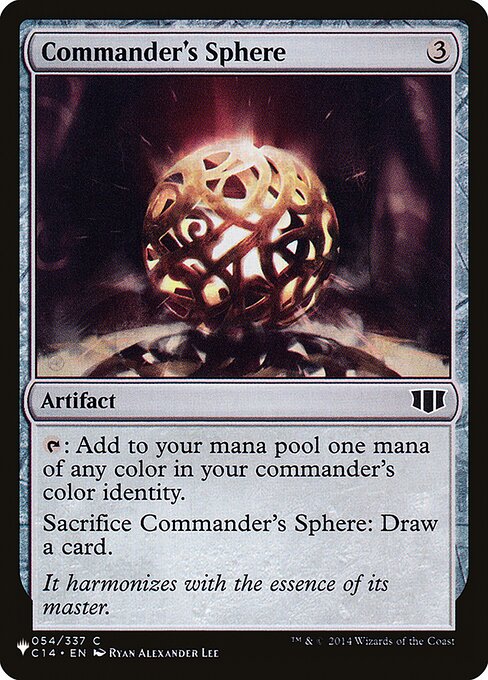 Commander's Sphere from The List