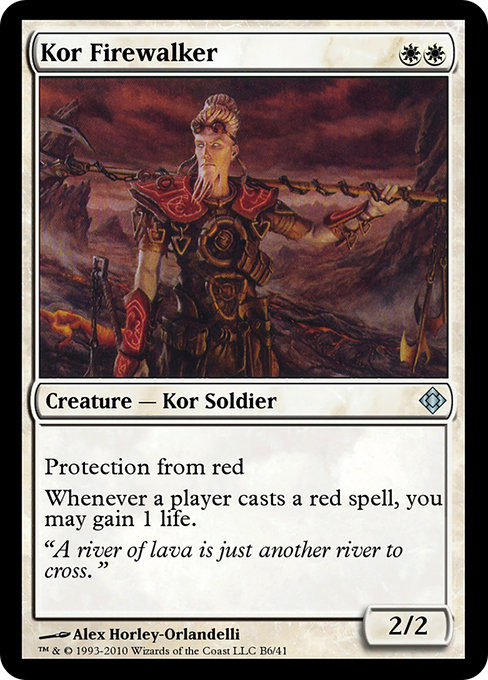 Kor Firewalker from Magic Online Theme Decks