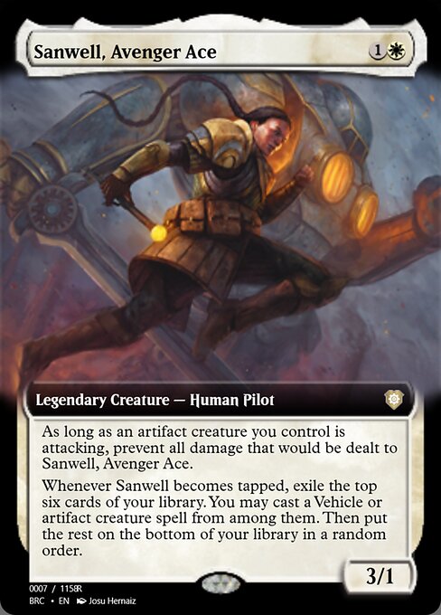 Sanwell, Avenger Ace highlighted card art