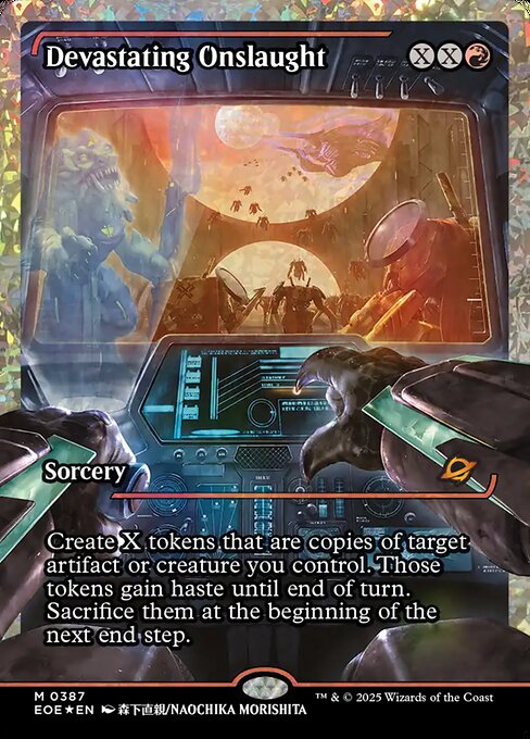 Devastating Onslaught highlighted card art
