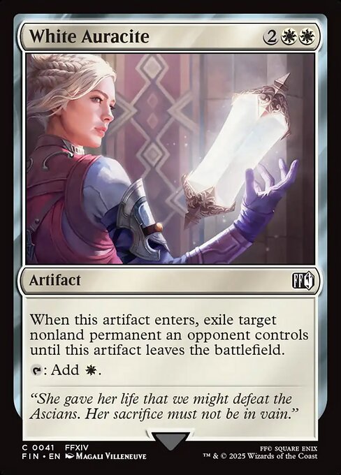 White Auracite highlighted card art