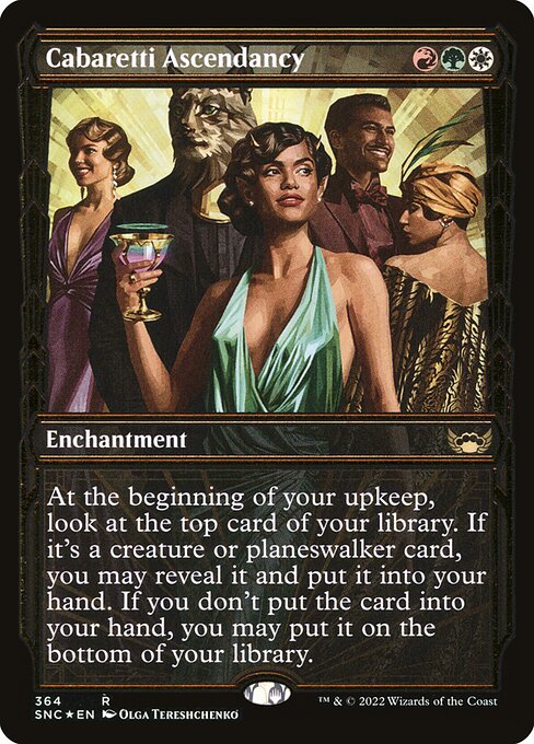 Cabaretti Ascendancy highlighted card art