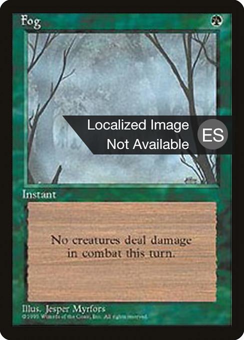 Fog from Fourth Edition Foreign Black Border
