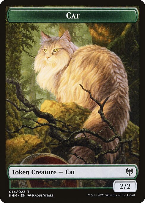 Cat from Kaldheim Tokens