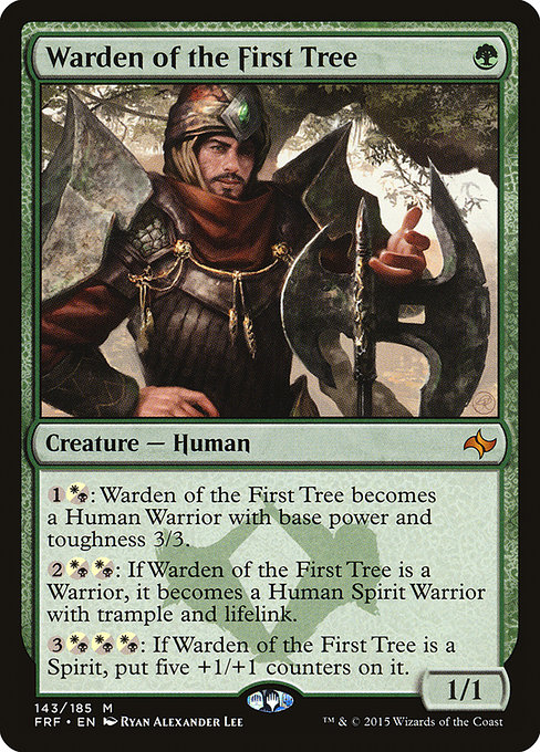 Warden of the First Tree highlighted card art