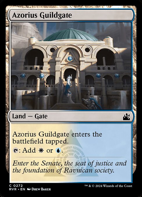 Azorius Guildgate from Ravnica Remastered