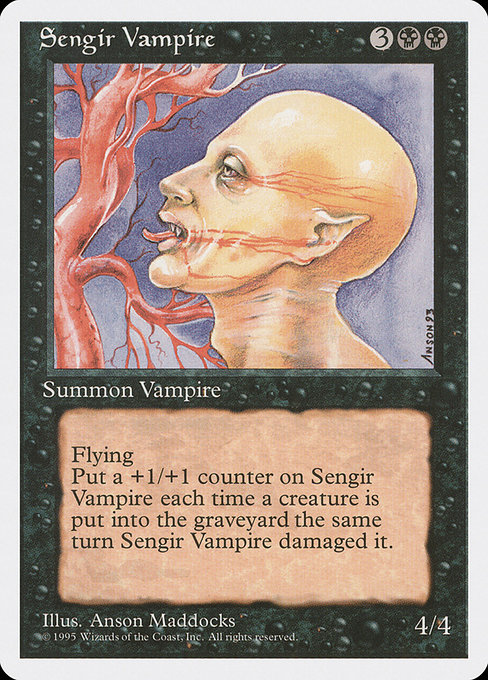 Sengir Vampire from Fourth Edition