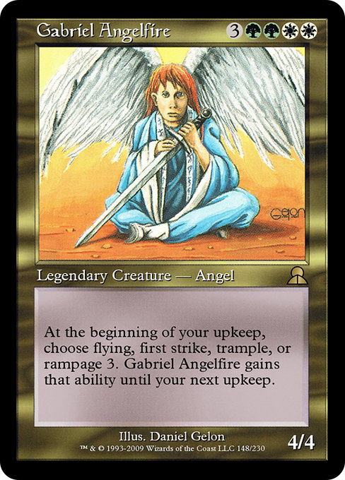 Gabriel Angelfire highlighted card art