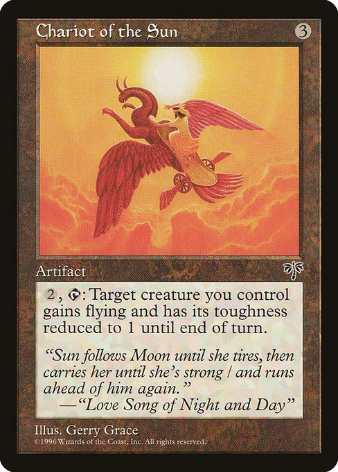 Chariot of the Sun highlighted card art
