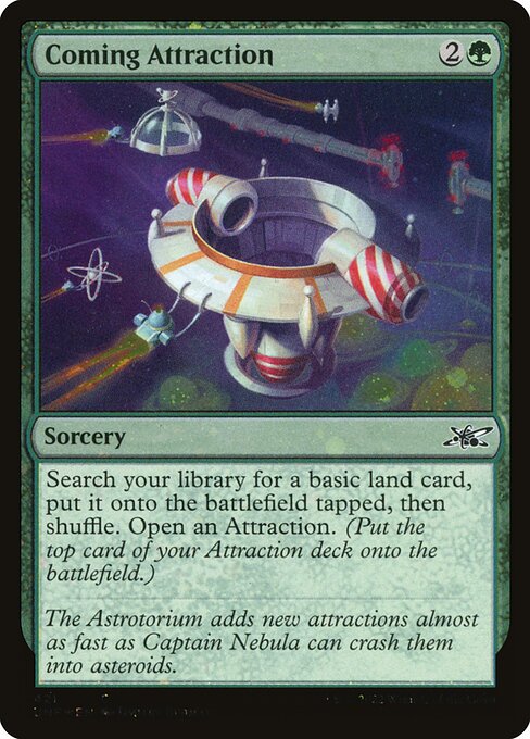Coming Attraction highlighted card art