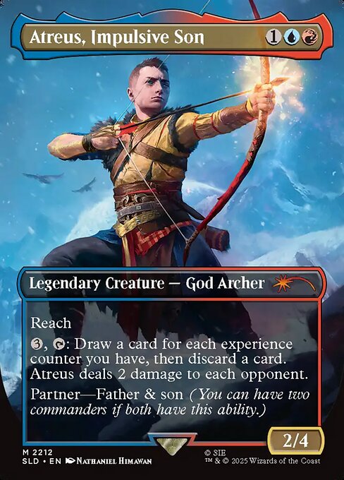 Atreus, Impulsive Son highlighted card art