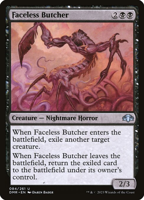 Faceless Butcher highlighted card art