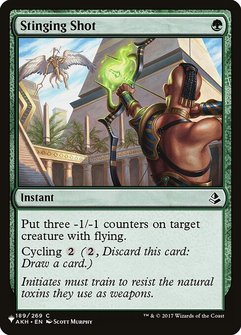 Stinging Shot highlighted card art