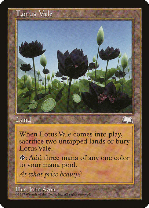 Lotus Vale highlighted card art