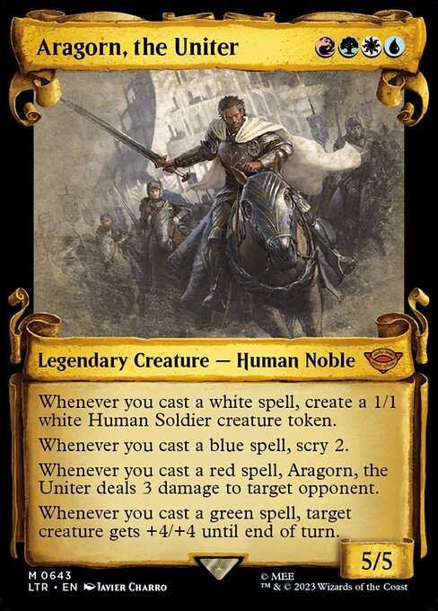 Aragorn, the Uniter highlighted card art