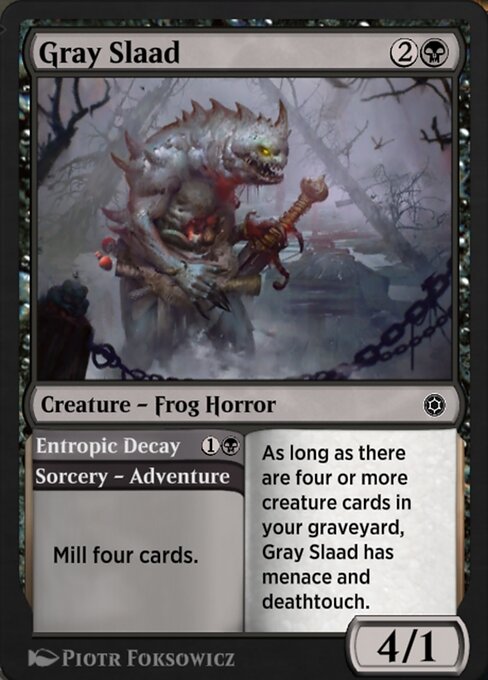 Gray Slaad // Entropic Decay highlighted card art