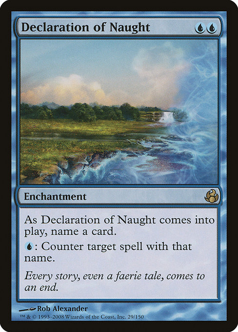 Declaration of Naught highlighted card art
