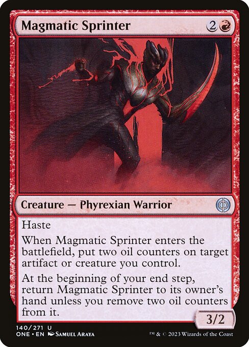 Magmatic Sprinter highlighted card art
