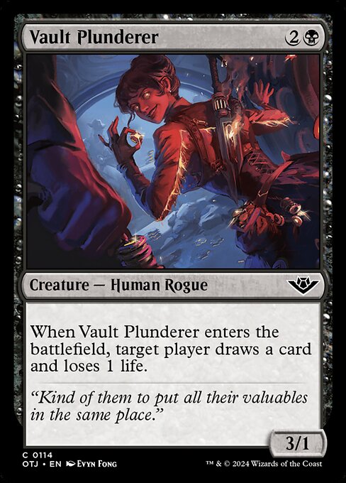 Vault Plunderer highlighted card art