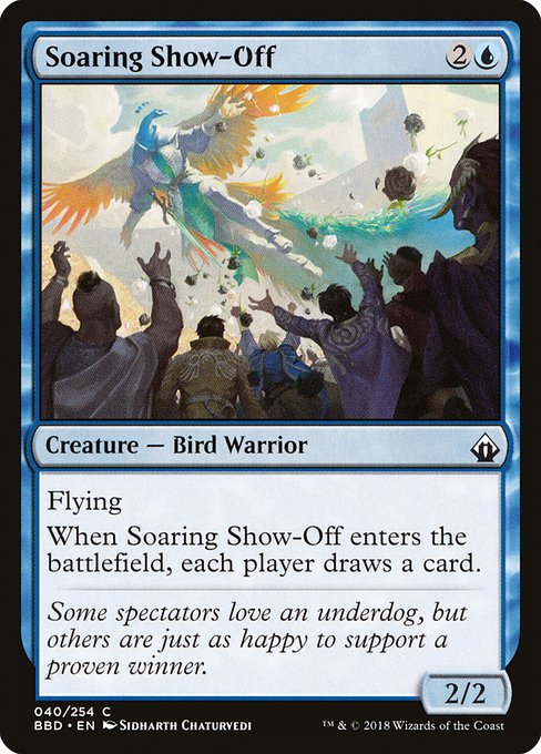 Soaring Show-Off highlighted card art