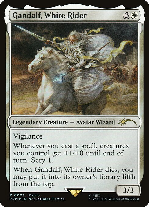 Gandalf, White Rider highlighted card art