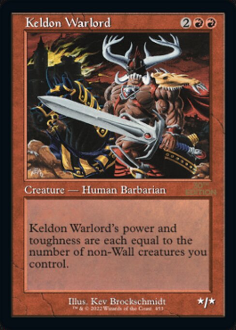 Keldon Warlord from 30th Anniversary Edition