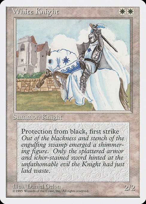 White Knight from Fourth Edition