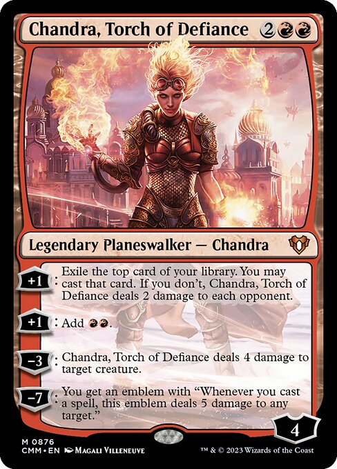 Chandra, Torch of Defiance highlighted card art