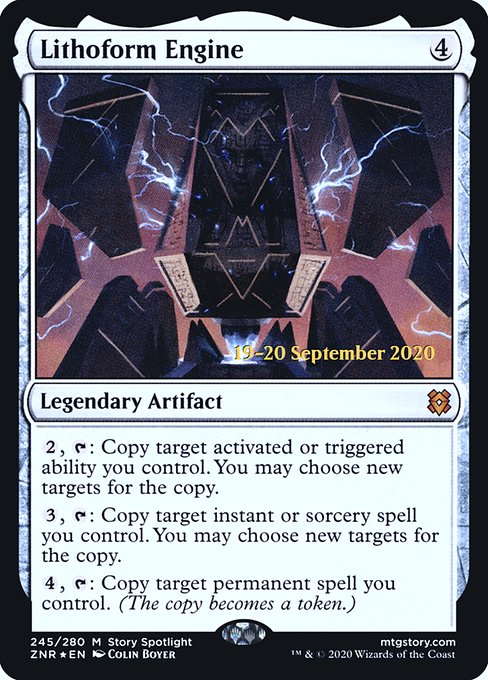 Lithoform Engine from Zendikar Rising Promos